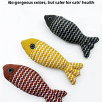 Catnip Fish Plush Cat Toy – Interactive Chew & Play Toy for Cats