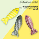 Catnip Fish Plush Cat Toy – Interactive Chew & Play Toy for Cats