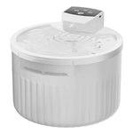 PetiClub Wireless Stainless Steel Pet Water Fountain for Cats & Dogs