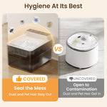 smart pet hydration fountain with timer mode